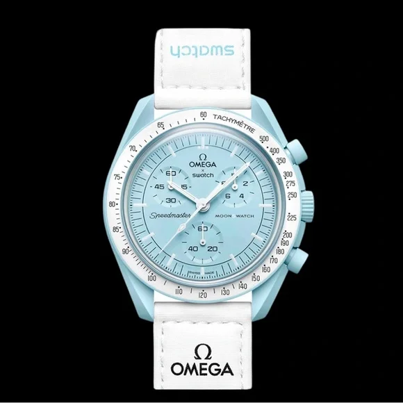時計 OMEGAXSwatch  MISSION TO URANUS MISSION TO URANUS - Bioceramic MoonSwatch Collection